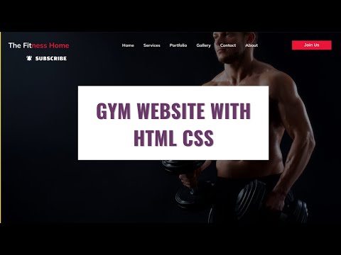 Create a Complete Gym Website Using HTML and CSS | Code Breakers