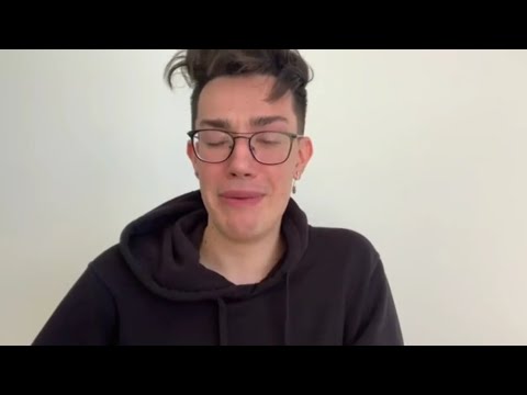 James Charles crying with Wii music