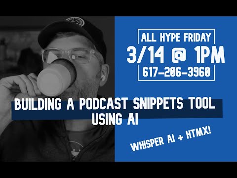 BUILDING WITH WHISPER AI + HTMX