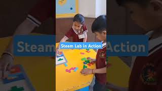 Steam Lab at K.R.Mangalam #steameducation #earlychildhoodeducation #handsonlearning