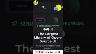 Website for Free UI/UX elements 💥⚡ #uiux #webdesign #shorts #trending