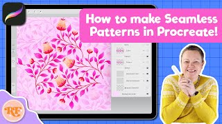 How to Make Seamless Patterns in Procreate Using a Diamond Method Repeat