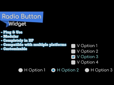 Unreal Engine Radio Button #unrealengine #unrealenginetutorial #unrealengine5