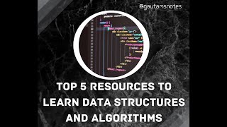 Top 5 Resources to learn data structures and algorithms  #shorts #ytshorts #dsa #datastructures-cdm🔥