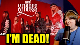 BINI Strings MV + Dance Practice + Wish Bush REACTION!