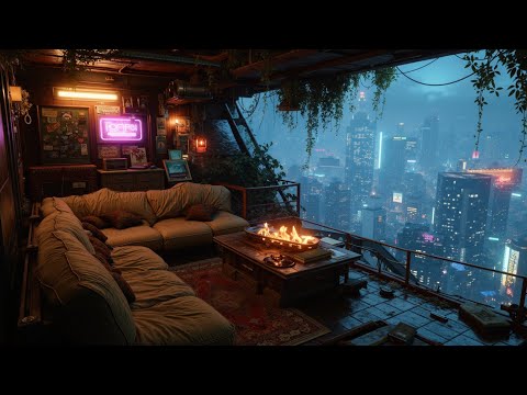 Mellow Lofi City Hip-Hop Beats: Smooth Ambient Rhythms for Urban Relaxation and Chillhop Vibes.
