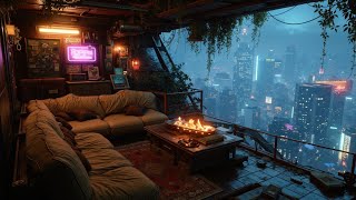 Mellow Lofi City Hip-Hop Beats: Smooth Ambient Rhythms for Urban Relaxation and Chillhop Vibes.