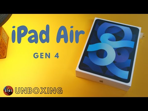 Apple iPad Air 4 Unboxing - Blue iPad, A14 Chip, Late 2020 Variant