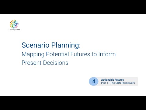 Scenario Planning - The GBN Framework