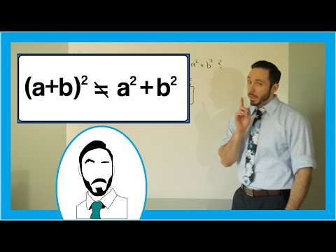 Why is (a+b)²≠a²+b²?... Squaring binomials requires this! | Box Method and FOIL Intuition
