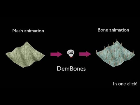 (08) Blender Dembones: Automated Mesh to Bone Animation Converter | Blender Addons
