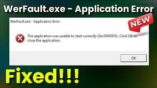 How To Fix WerFault.exe - Application Error in Windows 11/10 - 2026