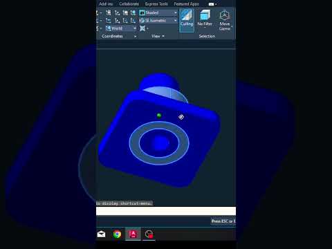 3D Isomatric practice drawing  full video ke #engineerautocadhub