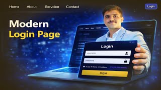 How to Create a Modern Landing Page Using HTML and CSS | Responsive Web Design 2026