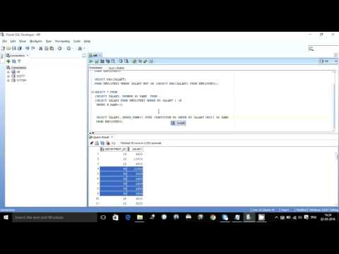 Find the nth highest salary in sql (1st, 2nd, 3rd, ...nth )  | SQL Interview Question freshers