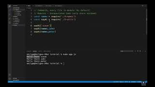 node.js 01 require(), module.export