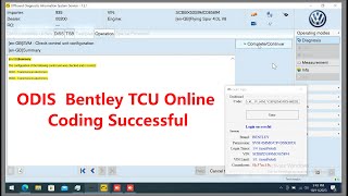 ODIS  Bentley TCU Online Coding Successful