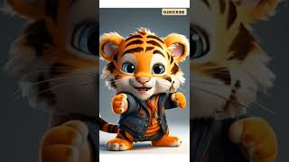 AI TIGER DANCE KARTA HUA #ai #aiart #tiger #dance