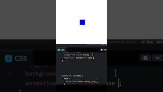 CSS Keyframe in under 60 seconds #css #animation