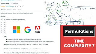 10.12 Permutations (Backtracking)-Interviewbit #backtracking#interview#recursion