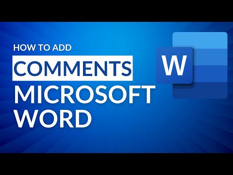 Adding Comments in Microsoft Word