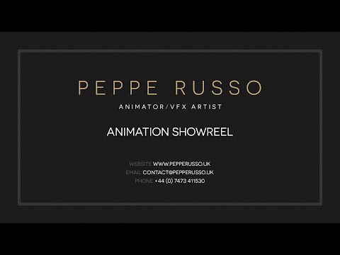 Animation Showreel 2016 - Peppe Russo