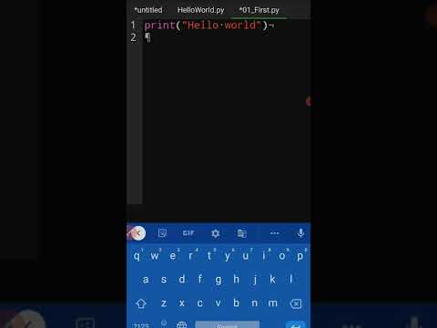 First Python Program || Print Hello World Shorts #helloworld #python #codewithneeraj