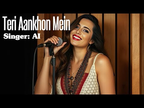 Teri Aankhon Mein | Singer : AI 🤖 |  AI  Generated Music Video