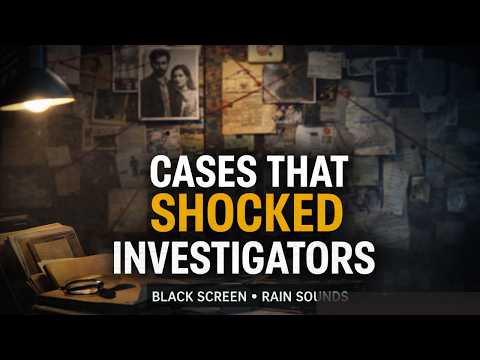 Cases That Shocked Investigators | 5 Solved True Crime Stories For Sleep | Black Screen + Rain Sound