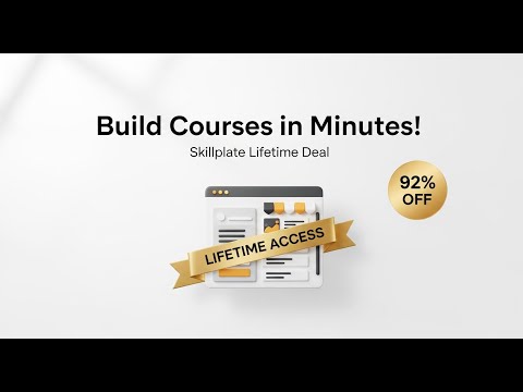 Create Courses FAST with Skillplate 🚀 Full Breakdown, Features & LTD Pricing!
