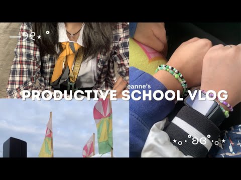 PRODUCTIVE VLOG ᶻ 𝗓 𐰁 .ᐟ studying, school, shs, stem, friends, programming || EV