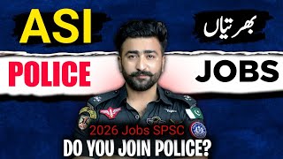 ASI - New jobs Sindh police - SPSC 2026 - Sarkar official