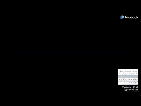 Facebook Type and Send Comment [UI Sounds]