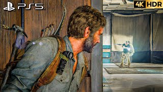 The Last of Us Remake - Ghost Run Perfect Stealth Gameplay "Firefly Hospital" (Grounded) PS5