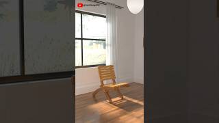 Portable solid wood cross chair furniture design #furnituredesign