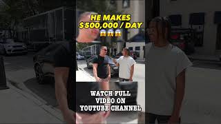 MAKING $500,000 A DAY 🤩🤩💰 #entrepreneur #personalfinance #howmuchdoyoumake