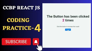 Click Counter | Coding Practice 4 | REACT JS | NxtWave | CCBP 4.0