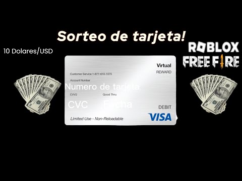 Sorteo de Tarjeta de Credito Virtual de Prepago | 10 Dolares (100 Subscriptores o 50 Likes)
