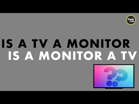 Difference Between Tv and Monitor