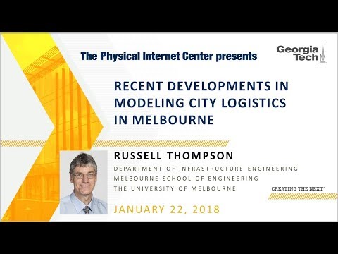 Recent Developments in Modeling City Logistics in Melbourne