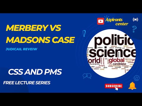 Merbery Bs Madison case, judicial review