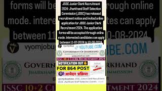 #govtofjharkhand #jobs2024 #vacancy2024 #sarkarinaukri #newjobopportunity #joinindianarmy #graduate