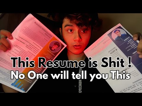 You Will Never Get a JOB !!! RESUME BUILDING