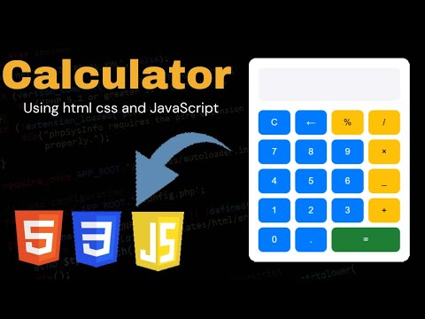 Build a Stylish Calculator with HTML, CSS & JavaScript (Step-by-Step for Beginners!)