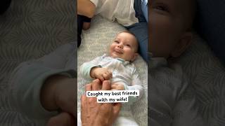 Kade sticking his tongue out at me 🤣 #shorts #family #funny