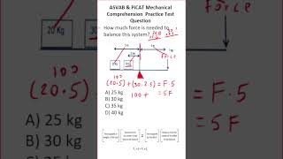 Mechanical Comprehension Practice Test Question for the ASVAB & PiCAT #acetheasvab #grammarhero