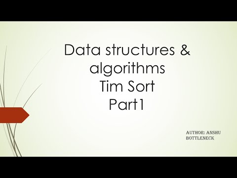Tim Sort Algorithm Part 1 Scala