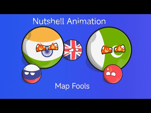How Pakistan and India got Independence Part 1#countryballs #nutshell #animation