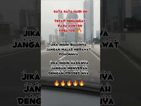 Sedikit kata hari ini