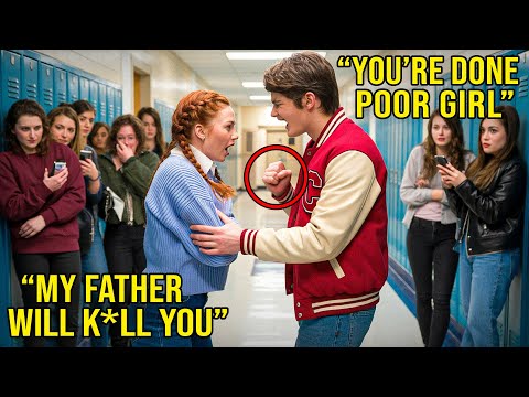 Bully Knocked Down the New Girl at School — Not Knowing Her Dad’s a Biker Gang Leader